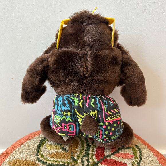 TASMANIAN DEVIL 1993 Vintage Warner Bros Stuffed Animal Plush Toy Looney Tunes - Picture 3 of 5